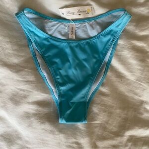 Heavy manners Dottie high cut full bikini bottoms size small